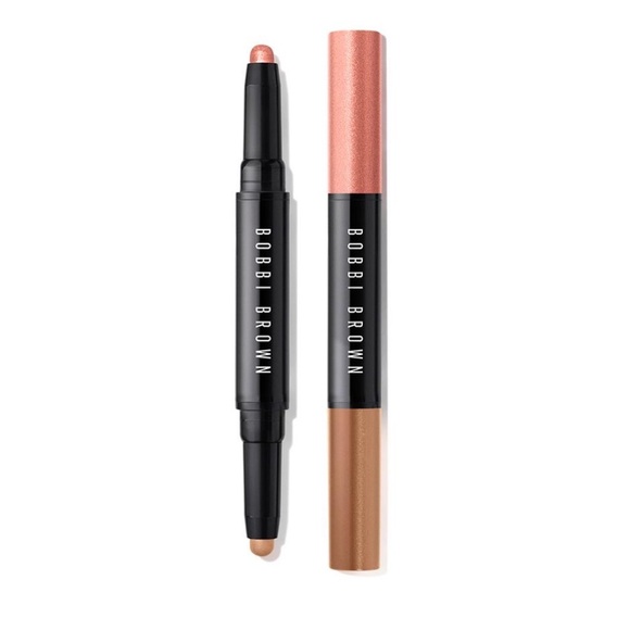 Bobbi Brown Dual-Ended Long-Wear Cream Eyeshadow Stick in Pink Copper/Cashew NIB - Picture 1 of 3